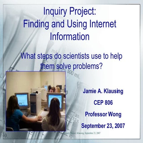 Inquiry Project 1