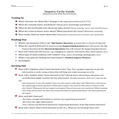 Inquiry process guide 1.30.13