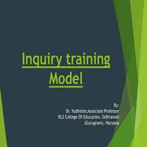 Inquiry training model