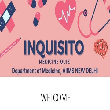 Inquisito AIIMS Medicine Quiz 2021