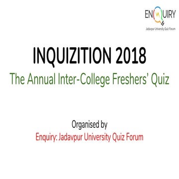 INQUIZITION 2018