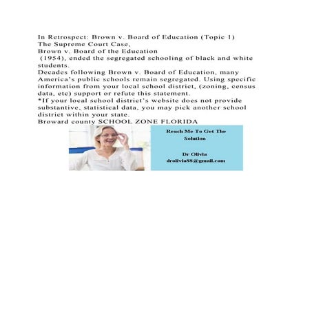 In Retrospect Brown v. Board of Education (Topic 1)The Supreme Co.docx