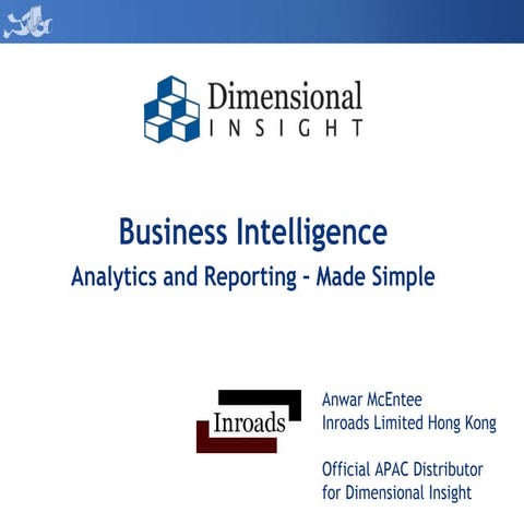Business Intelligence and Analytics
