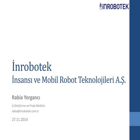 GelecekHane Ticaret 2.0  - İnrobotek Sunumu