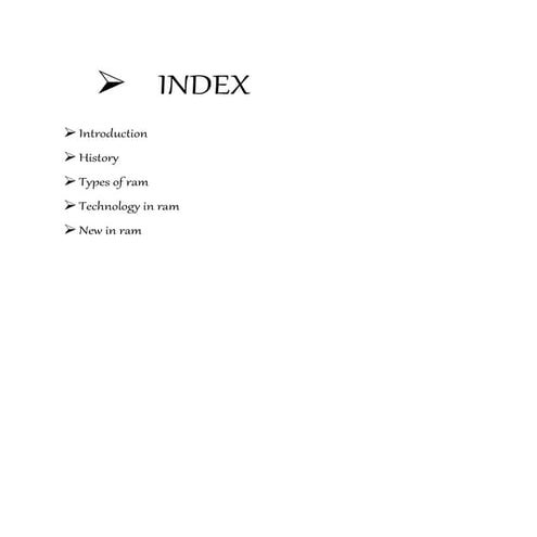 RANDOM ACCEES MEMORY