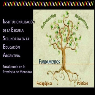 Institucionalización escuela secund...