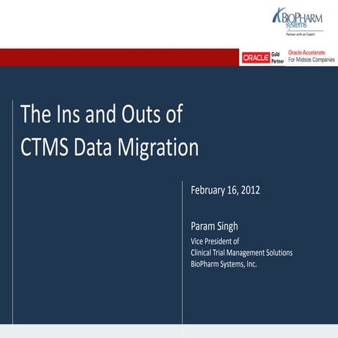 The Ins and Outs of CTMS Data Migration
