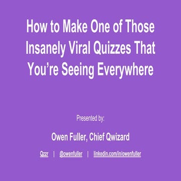Insanely Viral Quizzes