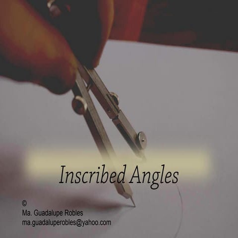 Inscribed Angles