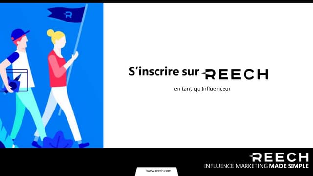 Processus d'inscription Influenceur...