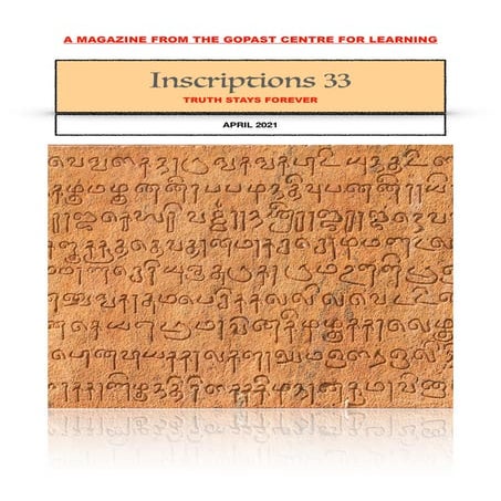 Inscriptions 33 rd issue april2021 