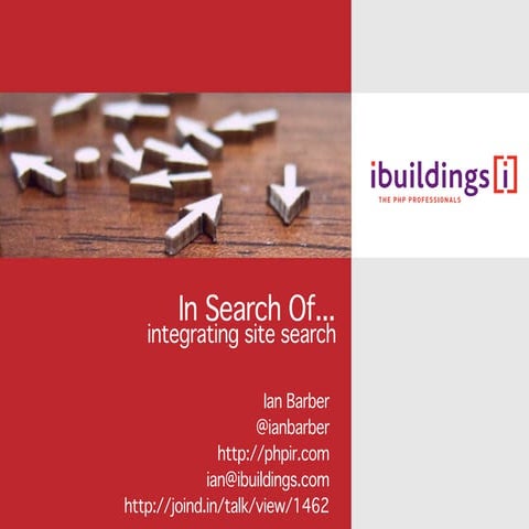 In Search Of... integrating site search 