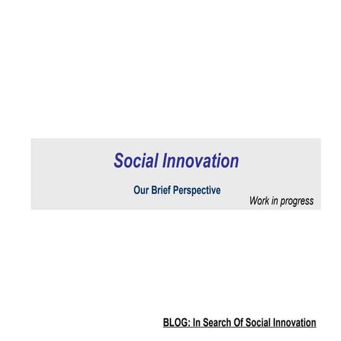 Insearch Social Innovation V1