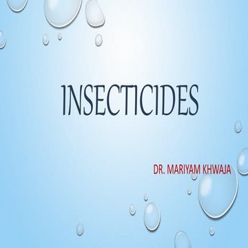 Insecticides