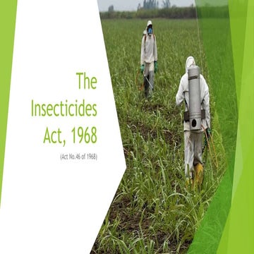 Insecticides Act,1968