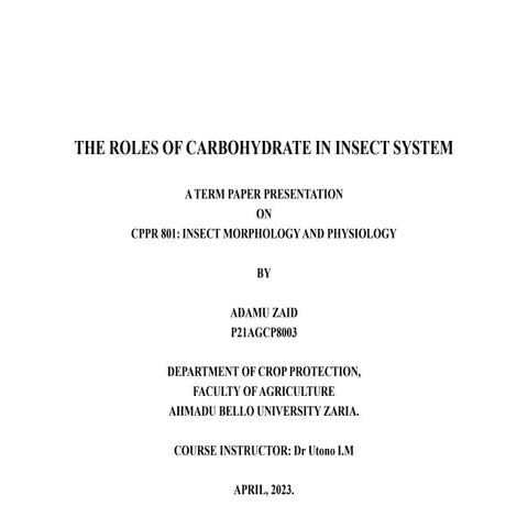 Role of fat body in insect metabolism.ppt