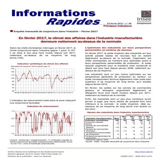 Insee climat des affaires-industrie...