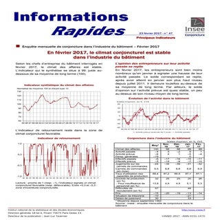 Insee climat des affaires dans le b...