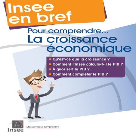 Insee en bref _ Pour comprendre la croissance économique et le PIB | PDF