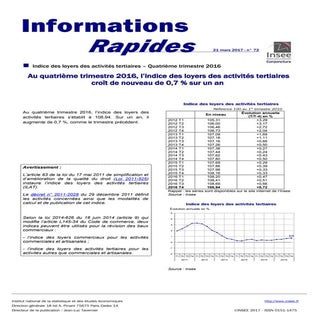 Insee indice loyers des activités t...