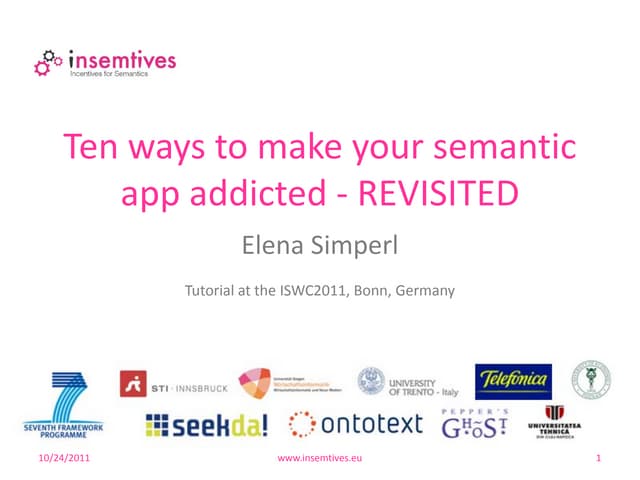 INSEMTIVES Tutorial ISWC2011 - Session1