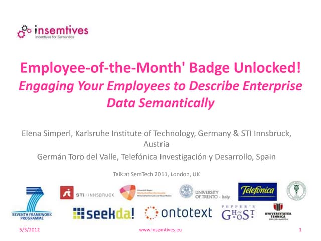 SemTech2011 - Employee-of-the-Month' Badge Unlocked