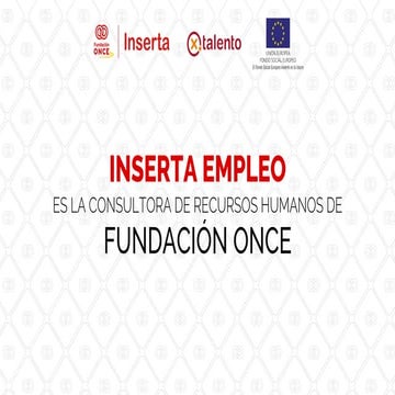 Inserta Empleo Murcia. Presentación en ONCE SENTIDOS