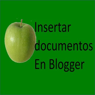 Insertar documentos en blogger