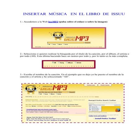 Insertar musica en_el_libro_digital_de_issuu