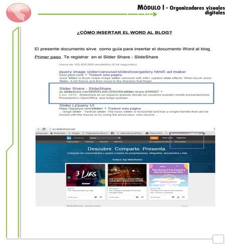 Insertar un word al blog