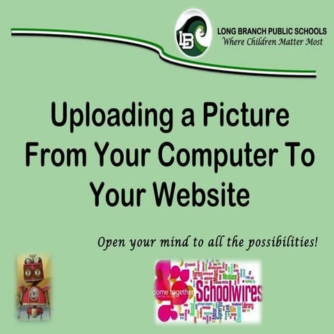 Insert image on teacher page