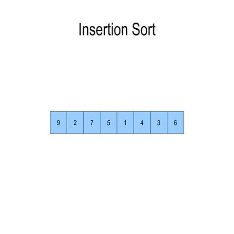 Insertion Sort | PPTX