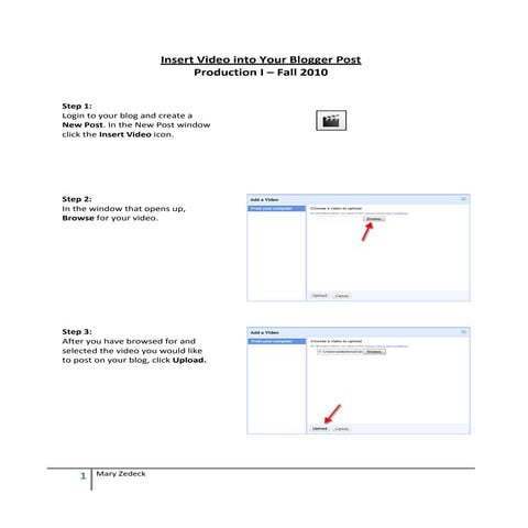 Insertvideointoblogger