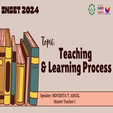 in-servcie training program for teachers | PPTX