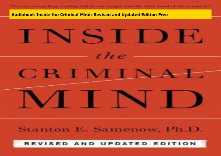Audiobook Inside the Criminal Mind Revised and Updated Edition Free