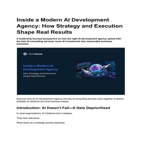 Inside a Modern AI Development Agency_ How Strategy and Execution Shape ...