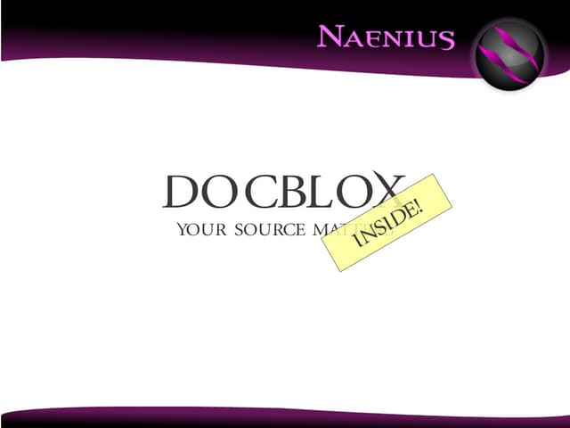 Inside DocBlox