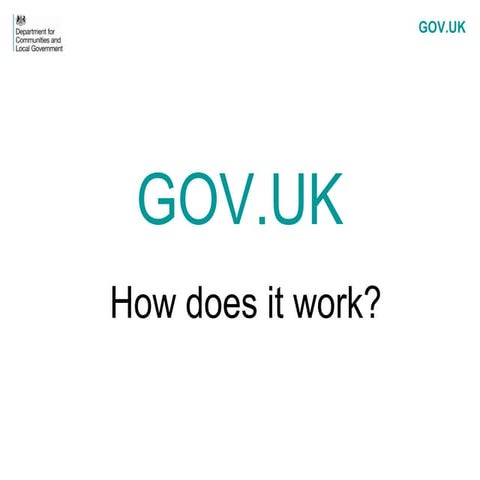 Inside government presentation