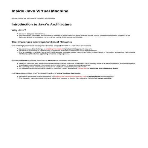 Inside JVM | PDF