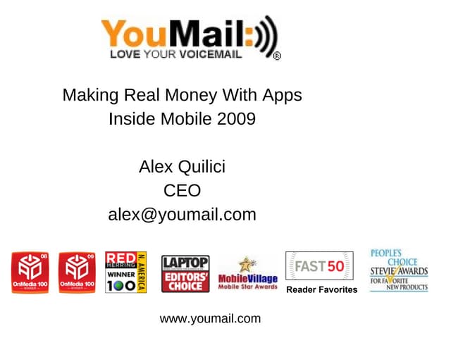 Making Real Money with Mobile Apps