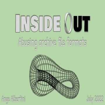 Abusing archive file formats