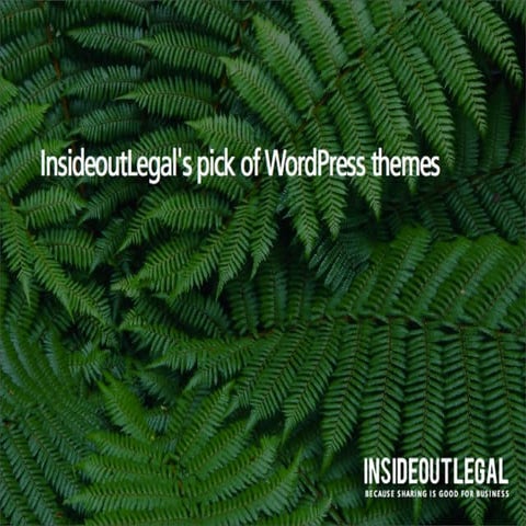 InsideoutLegal's pick of WordPress themes