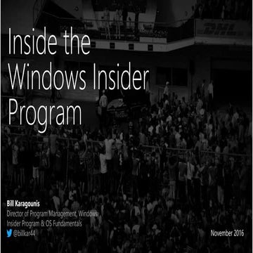 Inside the Windows Insider Program | PPTX