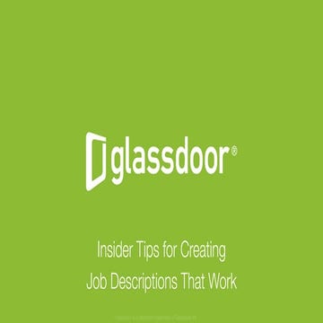 Insider Tips for Creating Job Descriptions That Work