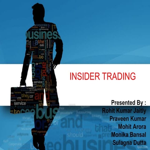 Insider trading