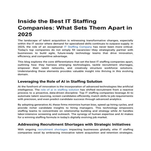 Inside the Best IT Staffing Companies_ What Sets Them Apart in 2025.pdf