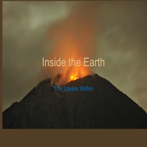 Inside the Earth ppt