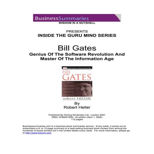 Inside thegurumind billgates