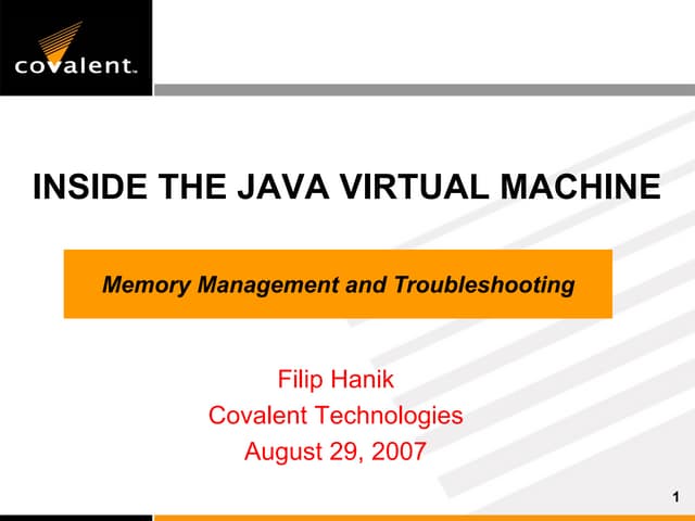 Inside The Java Virtual Machine