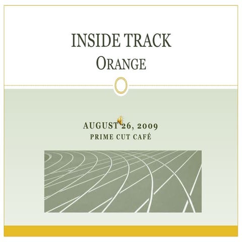 Inside Track Orange